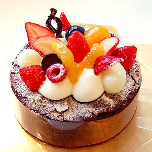 フルーツブラウニー